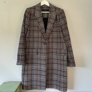 Zara Plaid Coat